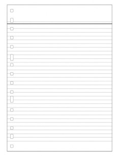 RECAMBIO MULTIFIN Fº 16 ANILLAS H/N